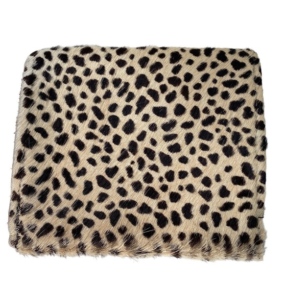 Mini Pouch Bag Leather/Cowhair Case - Picture 2 of 7